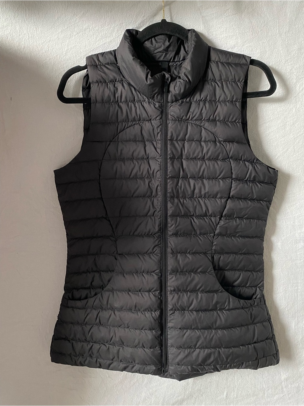 lululemon Pack It Down Vest Black Quilted Sleeveless SZ 8 Women’s